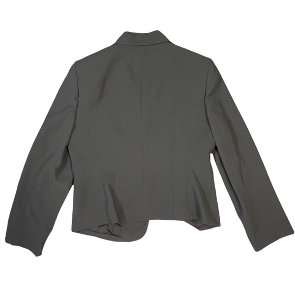 NWT Jones Wear Gray 2 Button Blazer 12 MSRV $86 - Picture 3 of 6